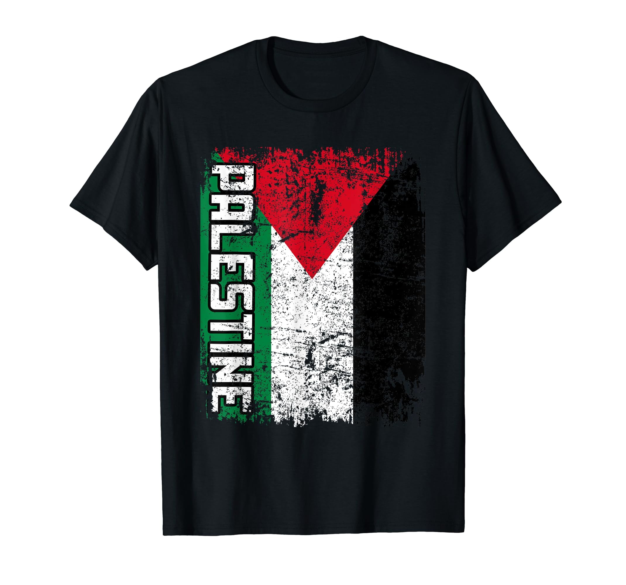 PALESTINE FLAG | Vintage BIG PALESTINE FLAG T-Shirt - Walmart.com