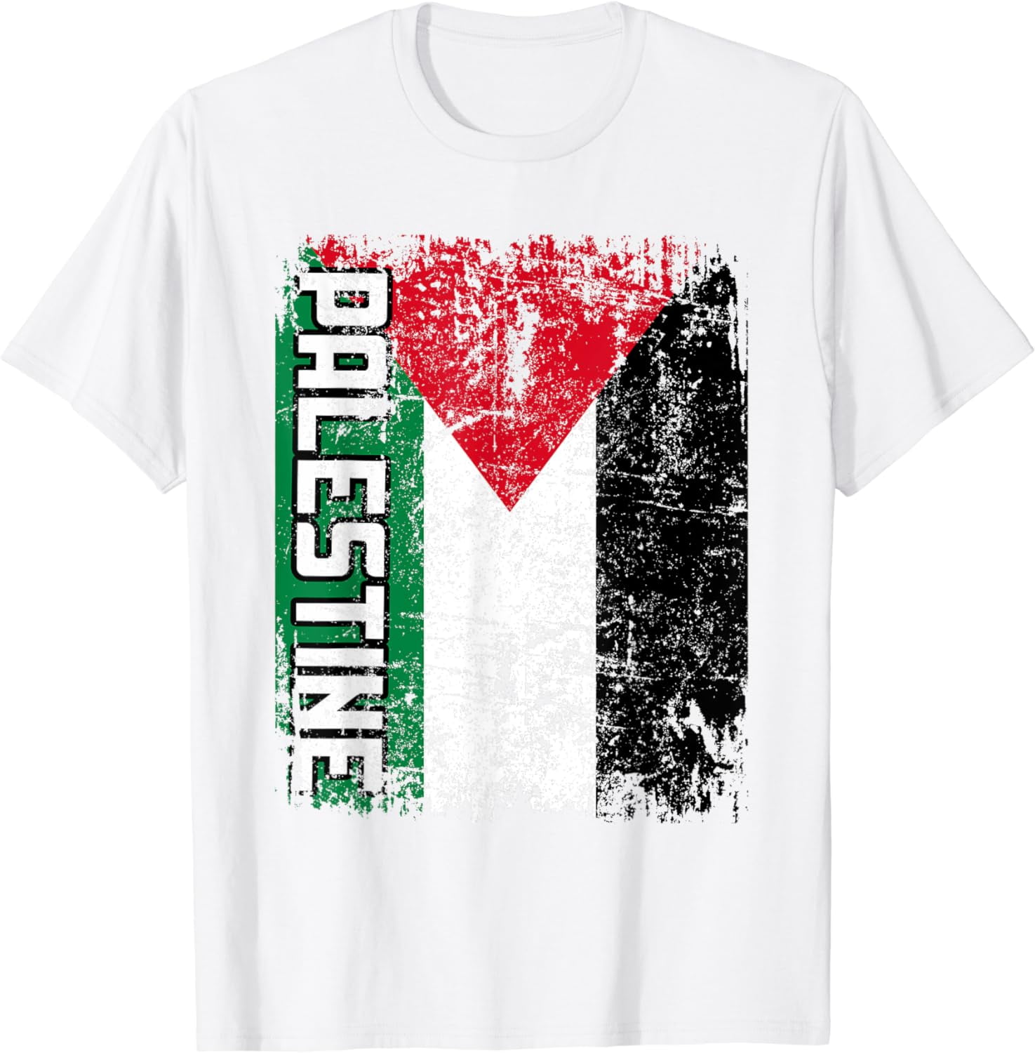 PALESTINE FLAG | Vintage BIG PALESTINE FLAG T-Shirt - Walmart.com
