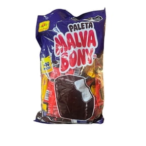 PALETA MALVA BONY - DE LA ROSA - 40 PIEZAS - CONT NET 480G