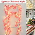 thumbnail image 1 of PALIFEUR 16ft Christmas Garland with Lights - Realistic Christmas Garland, Soft Bendable Christmas Garland for Mantle Fireplace Holiday Party Christmas Decorations, 1 of 7