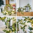 thumbnail image 1 of PALIFEUR 6.6ft Christmas Garland with Lights - Winter Christmas Garland for Xmas Mantle Fireplace, Exquisite Christmas Garland for Holiday Party Christmas Decorations, 1 of 7