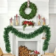 thumbnail image 1 of PALIFEUR 8.8ft Christmas Garland - Soft Pines Garland Christmas Decorations, Lifelike Christmas Garlands for Mantle Table Wall Fireplace Holiday Party Christmas Decorations, 1 of 8