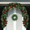 thumbnail image 1 of PALIFEUR 8.8ft Christmas Garlands - Red Berries Pine Garland for Christmas Decorations, Faux Greenery Pine Christmas Garlands for Mantle Fireplace Holiday Party Decor, 1 of 6