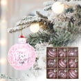 thumbnail image 1 of Axiiglly 9Pcs Christmas Balls Ornaments, 3.15" Glitter Transparent Christmas Balls Set with Stuffed, Shatterproof Xmas Hanging Balls for Christmas Trees Decorations, Holiday Party Decor, Pink, 1 of 7