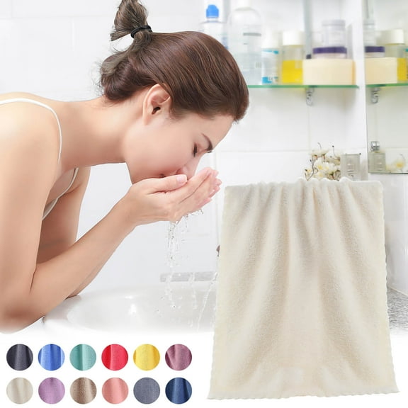 PALIFEUR Bath Towels Premium Hand Towels for Bathroom, 23.6x11.8", Highly Absorbent Soft Towels Lighter Weight Wash Cloths Solid Color Face Towels for Bathroom, Gym, Shower, Salons