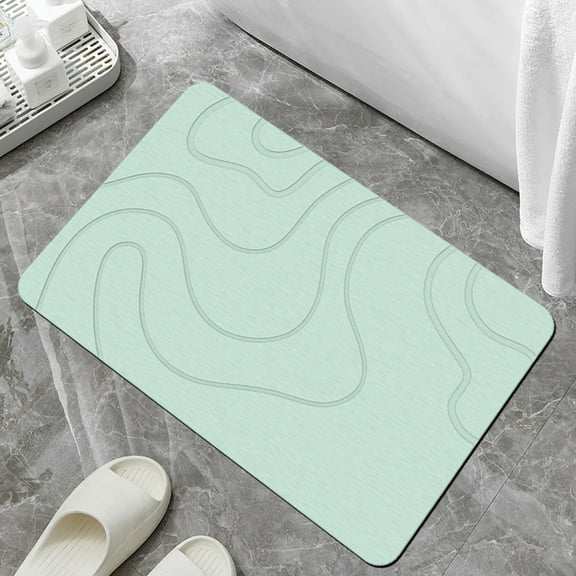 PALIFEUR Bathroom Rugs, Extra Soft Absorbent Silica Gel ​Bath Mat, 15x23 Quicker Dry Washable Bath Mat for Bathroom, Tub and Shower, Non-Slip Bathroom Rug, washable Rug