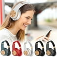thumbnail image 1 of PALIFEUR Bluetooth Headphones Over Ear, 6EQ Music Modes Noise Cancelling Headphones, Low Latency HiFi Stereo Lightweight Sports Wireless Headphones, Foldable Card Insertion Headsets, 1 of 6
