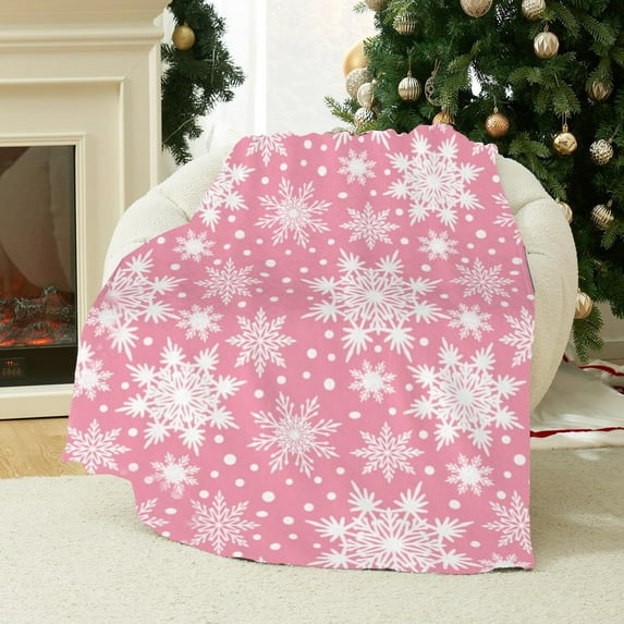 PALIFEUR Christmas Blanket, Soft Fluffy Throw Blanket Fleece Touch Christmas Throw Blanket for Couch Sofa Bed Room Decor Gifts for Women Child, 51x39"