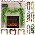 thumbnail image 1 of PALIFEUR Christmas Decorations Garland - Artificial Christmas Garland, 69 inch Christmas Garlands for Mantle Table Wall Fireplace Holiday Party Christmas Tree Decorations, 1 of 7