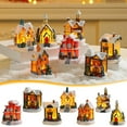 thumbnail image 1 of PALIFEUR Christmas Decorations Small House, 4" Christmas House Ornaments for Christmas Table Decorations, Color LED Light Xmas House Decor for Christmas Home Holiday Party Gift Decorations, 1 of 4