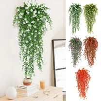PALIFEUR Christmas Garland - Fake Hanging Plant Vines for Christmas Decorations, Real Touch Christmas Garlands for Mantle Fireplace Holiday Party Decor, 30 inch Hanging Plant Vines