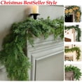 thumbnail image 1 of PALIFEUR Christmas Garland - Pine Garlands for Xmas Decor, Artificial Christmas Garlands for Mantle Fireplace Holiday Party Christmas Decorations, 59 inch, 1 of 10