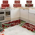 thumbnail image 1 of PALIFEUR Christmas Kitchen Rugs Set of 2, Red Christmas Snowflake Rugs, Non-Slip Kitchen Rug, Washable Kitchen Mats for Christmas Kitchen Decor Festival Holiday Party Decorations, 1 of 7