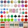 thumbnail image 1 of PALIFEUR Christmas Ornament Balls 1 Pcs Christmas Tree Ornament Balls for Xmas Tree Decor, Christmas Ball Ornaments for Home Xmas Gift Holiday Party Decorations, 3 cm/ 1.2 Inch, 1 of 7