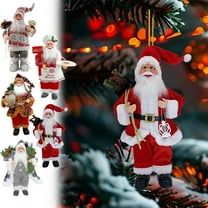 PALIFEUR Christmas Ornaments, 1 Pcs Christmas Santa Ornaments for Christmas Tree Ornaments, Acrylic Xmas Hanging Ornaments Set for Christmas Holiday Gift Decorations