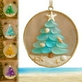 thumbnail image 1 of PALIFEUR Christmas Ornaments, Christmas Sea Glass Ornaments for Christmas Tree Ornaments, Merry Xmas Hanging Ornaments Set for Christmas Birthday Holiday Gift Decorations, 1 of 6