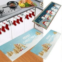 PALIFEUR Christmas Rugs for Living Room, 32 x 20 Inch Holiday Snowflake Decor Area Rug for Bedroom, Non Slip Washable Christmas Living Room Rug for Festival Party Decorations