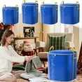 thumbnail image 1 of PALIFEUR Clothes Storage Bins with Lids, 180L Extra Large Capacity Organizers Storage Containers with Handle & Zipper, Moving Bags for Home, Office (Blue), 1 of 8