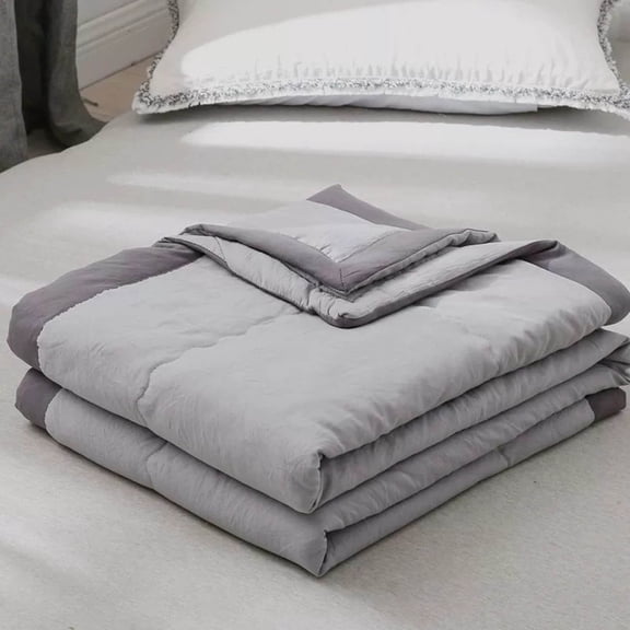 PALIFEUR Cooling Blanket, Oversized Summer Quilt Throw for Bed Couch, Machine Washable Cotton Thin Blanket, 40x55 inch