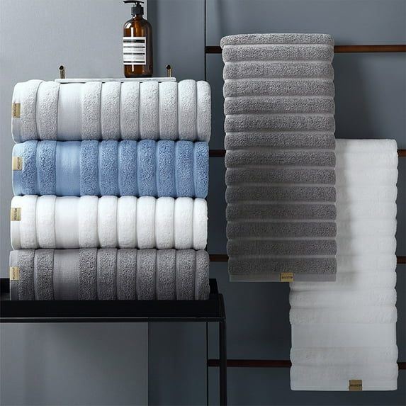 PALIFEUR Cotton Hand Towels, Highly Absorbent Soft Bath Towels, Towels for Bathroom Face Cloths Thicker Quicker to Dry, Wash Cloths for Bathroom, Gym, Shower, Hotel