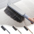 thumbnail image 1 of PALIFEUR Dust Brush, Hand Broom Brush with Long Handle, Soft Bristled Brush for Counter Bed Sofa Car Fireplace Clothes Household Cleaning, Hand Broom Cleaning Brushes, 1 of 7