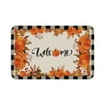 thumbnail image 1 of PALIFEUR Halloween Bathroom Rugs, 16x24" Festive Halloween Decor Pumpkin Rug Highly Absorbent Non-Slip Bath Mat Rug, Washable Soft Door Mat for Bathroom Living Room Holiday Party Decor, 1 of 4