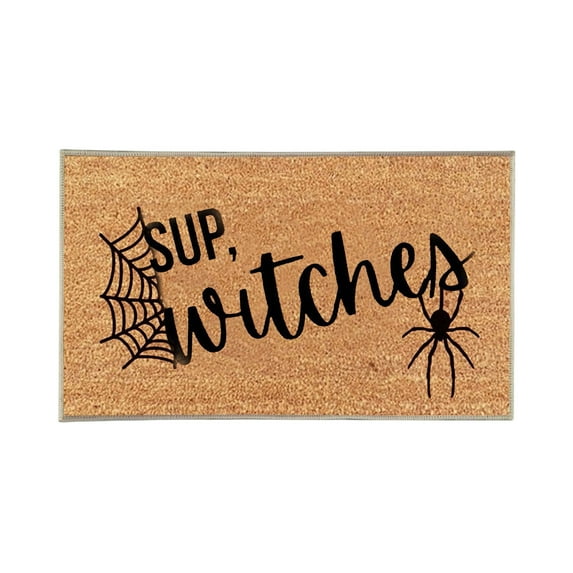 PALIFEUR Halloween Bathroom Rugs, 16x24" Festive Halloween Decor Rug Door Mat Highly Absorbent Non-Slip Bath Mat, Washable Kitchen Mats for Floor Home Living Room Holiday Party Decor