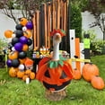 thumbnail image 1 of PALIFEUR Halloween Goose Outfit Pumpkin Witch Ghost Lawn Porch Goose Clothes Fall Halloween Goose Costume for Geese Outdoor Patio Yard Lawn Decoration, 1 of 9