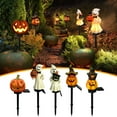 thumbnail image 1 of PALIFEUR Halloween Solar Lights Outdoor Waterproof, LED Pumpkin Solar Garden Lights, Outdoor Solar Ghost Lights for Yard, Garden, Patio, Landscape, Walkway, 17.7x3.39 Inch, 1 of 8