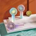 thumbnail image 1 of PALIFEUR Handheld Fan, USB Charging Portable Fan, Cute Lightweight Mini Fan for Girl & Women Summer Gift, 3 Speed Small Hand Fan for Travel School Home Beach, 3x6 Inch, 1 of 3