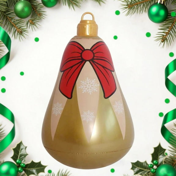 PALIFEUR Inflatable Christmas Ornaments - Christmas Ornaments for Xmas Decor, Christmas Decorations Inflatable Ornaments Balls Outdoor for Holiday Party