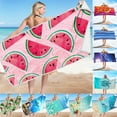 thumbnail image 1 of PALIFEUR Microfiber Beach Towel, Sandproof Lightweight Beach Towels Oversized, Soft Quicks Dry Beach Blanket with Printing Pattern for The Seaside Beach Swimming Pool, 27x59 Inches, 1 of 8