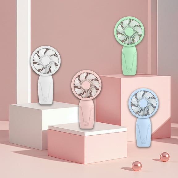 PALIFEUR Mini Handheld Fan, Cute Lightweight Portable Fan, USB Charging Mini Fan for Girl & Women Summer Gift, 3 Speed Small Hand Fan for Travel School Home Beach, 5.9x2.95 Inch