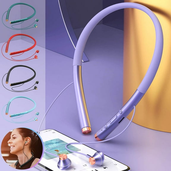 PALIFEUR Neckband Bluetooth 5.0 Headphones, Wireless Earbuds with Microphone, IPX7 Waterproof, Deep Bass Strong Beat Ear Buds with 20 Hours Playtime, Lightweight Sport Earphones