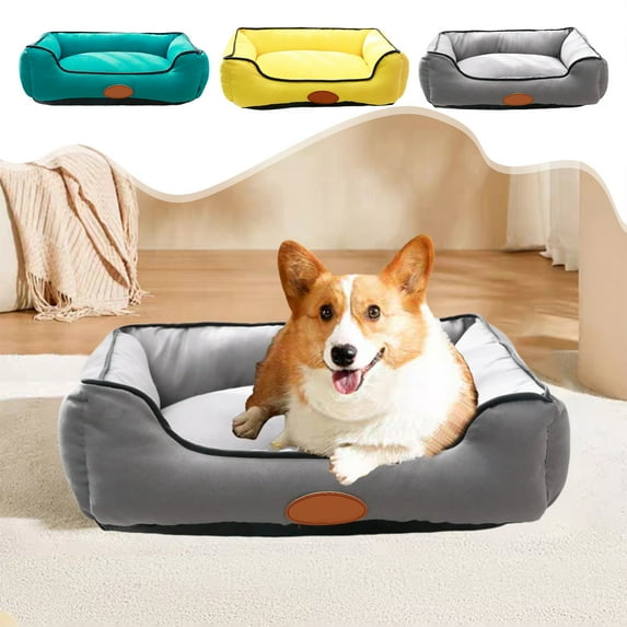 PALIFEUR Orthopedic Dog Beds, Washable Medium Dog Bed Waterproof, Comfortale Cat Bed with Washable Removable Cover, 18.9x13.78x3.94 Inch Soft Pet Bed for Dogs & Cats, on Clearence!