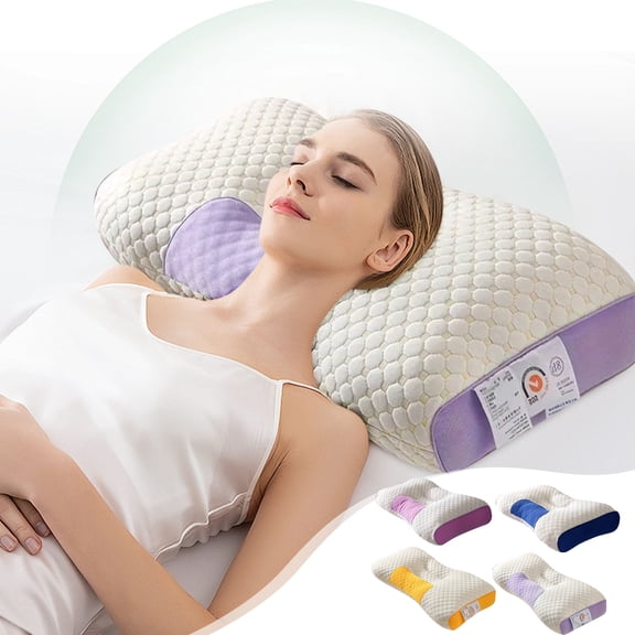 PALIFEUR Pillow for Neck Pain Relief, Soft And Non Collapsing Pillows, Protects Cervical Neck Pillow, Ergonomic Pillow, Side Sleeper Pillow for Bed Sofa
