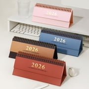 PALIFEUR Small Desk Calendar 2025-2026, Desk Calendar Runs from July 2025 to Dec 2026, 18 Months Mini Desktop Calendar for School, Home and Office Supplies