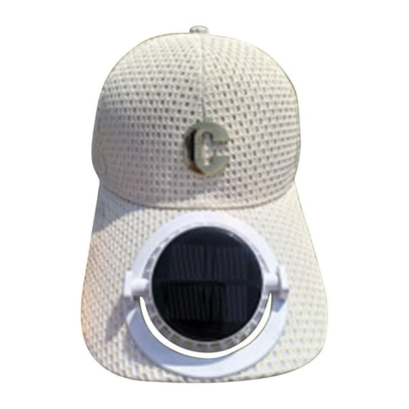 PALIFEUR Solar Fan Hat Outdoor Solar Powered Fan Hat Waterproof Wide Hat With Fans Solar Power Summer Solar Fan Hats for Men Women