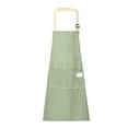 thumbnail image 1 of PALIFEUR Striped Aprons Dirt-proof Waterproof Aprons for Women with Extra Lage Pockets, Adjustable Cooking Aprons Suitable for Kitchen Gardening, Cooking Aprons for Women Man, 1 of 2