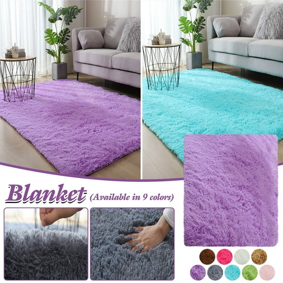 PALIFEUR Super Soft Area Rug, 31x79" Plush Fluffy Rugs for Living Room, Fuzzy Shaggy Tufted Living Room Rug Microfiber Furry Carpet Rugs for Bedroom Indoor Room Home Decor-White