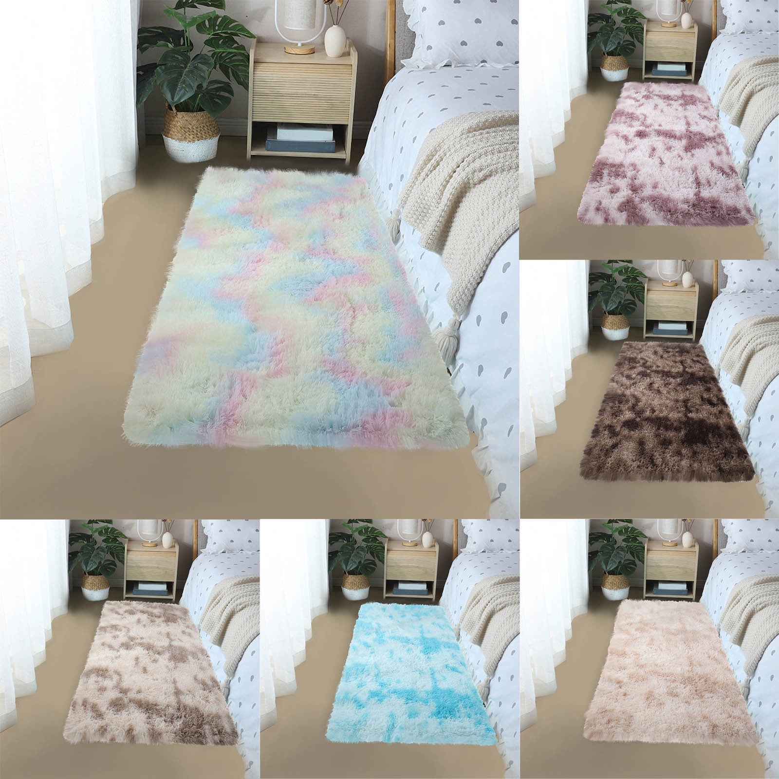 PALIFEUR Tie-Dyed Area Rug, 31x47
