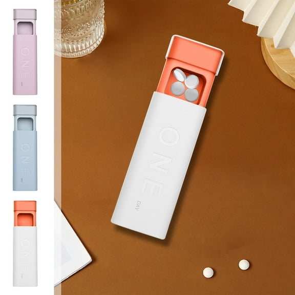 PALIFEUR Weekly Pill Organizer, Detachable Pill Box 7 Day, 3 Times Daily Pill Case, Travel Pill Container Holder, Week Medication Dispenser Pillbox for Vitamin Supplement Medicines