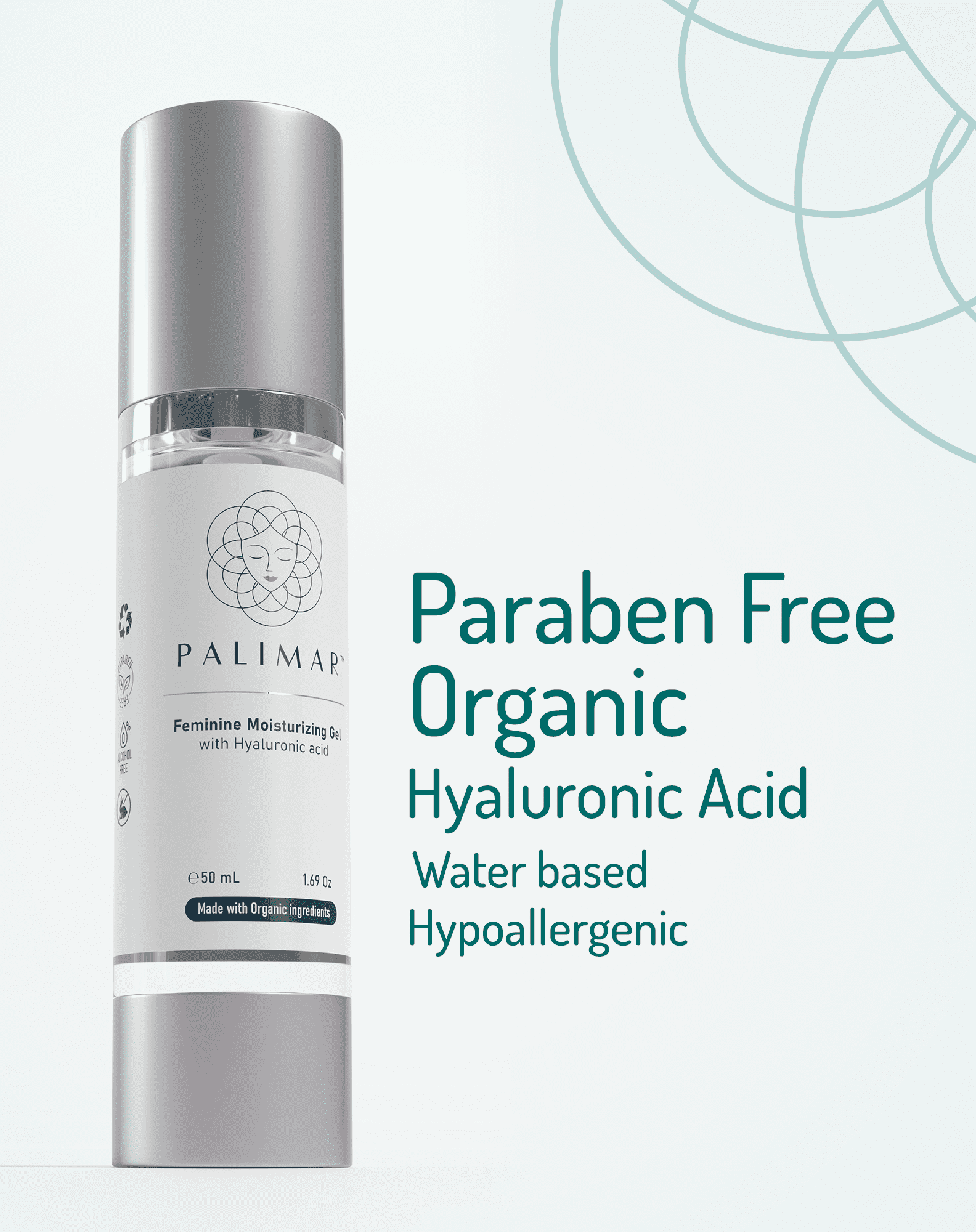 PALIMAR Vaginal Moisturizing Gel with Hyaluronic Acid Relief of