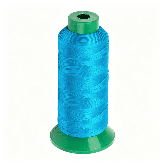 PALINO 1 Roll Sewing Machine Thread,Nylon Rope Handmade Diy High-Strength Silk Sewing Thread Leather Silk Cords Jeans Thick Yarn 1 Roll Sewing Thread(Blue)