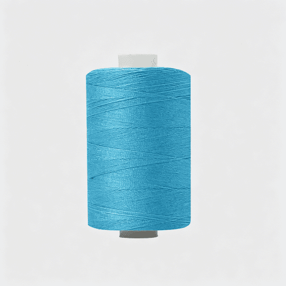 PALINO 100% Cotton Sewing and Quilting Thread | for Quilting, Sewing, and Serging | 1000M Spools 50/3 Weight | 50 Colors Available | Color Bright Turquoise 3844
