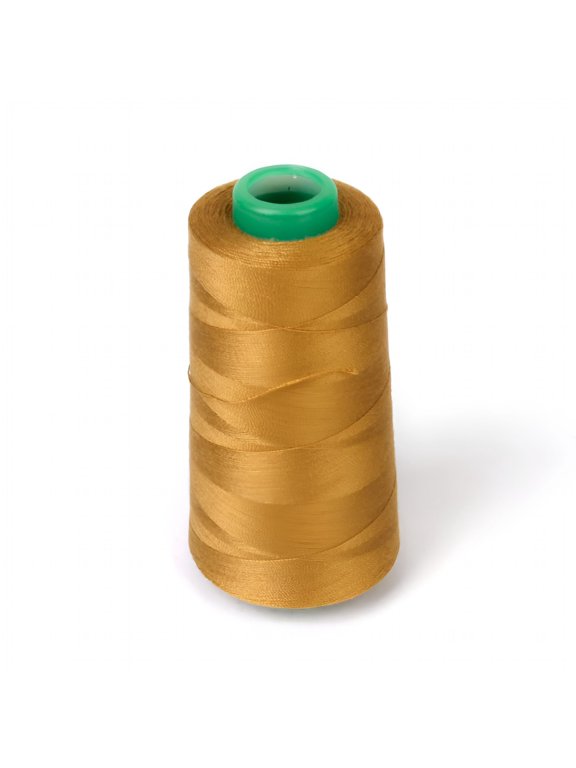 2026 New 3000 Yards Spool Heavy Duty Polyester Sewing Thread for Jeans Canvas Bag Case for Upholstery,Home Sewing,Diy Projects Gold