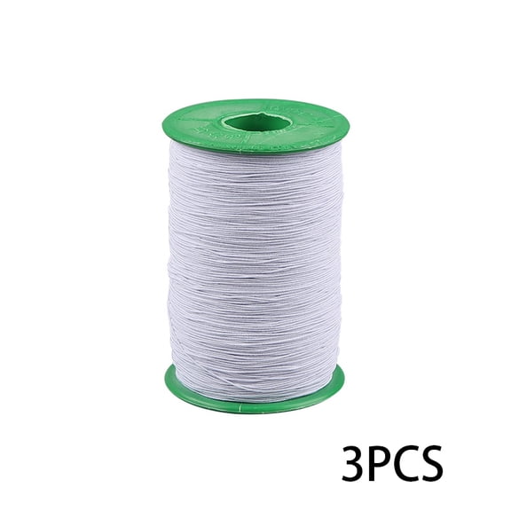 PALINO (3 Pack) White Pima Cotton Thread, All Purpose, 50/3 Wt