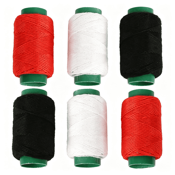 PALINO 36 Spool Embroidery Thread 3 Color Hand Sewing Polyester for Machine Hand Stitching Needlework Machine Yarn for Crafts