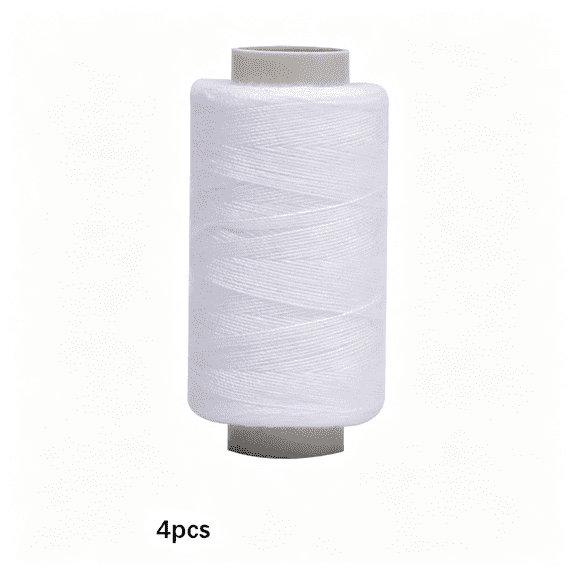 PALINO 4 Spools All Purpose Sewing Thread,380 Yards Polyester Black and White Thread for Sewing Machine,Quilting,Serger,Embroidery