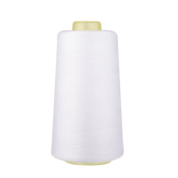 PALINO All-Purpose Polyester Sewing Thread Cone  6000 Yards for Machine,Hand Sewing,Overlock&Spun Thread  White Thread for Sewing Polyester Thread&White Sewing Thread